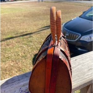 Vintage wooden purse
